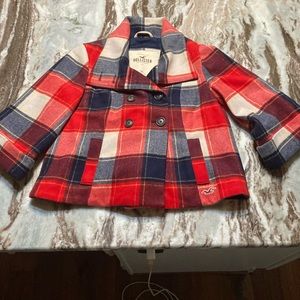 Ladies XS Hollister coat only wore once in new shape
